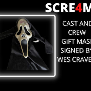 SCRE4M - Cast and Crew Gift GhostFace Mask – Scream 4 (2011)