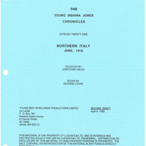 Northen Italy, June 1918 Script – The Young Indiana Jones Chronicles (1992)