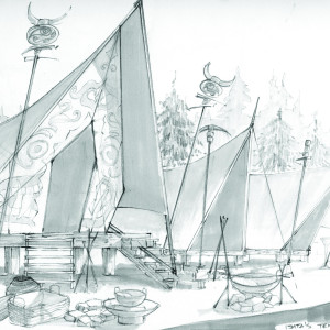 Production art – Stargate (1994)