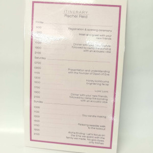 Rachel Reid DOE Itinerary – The Wilds (2020)