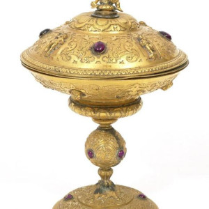 Bronze Compote Used by Bette Davis + Batman – All About Eve (1950)
