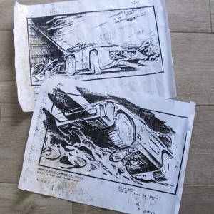 A3 Production Artwork of APC Escape – Aliens (1986)