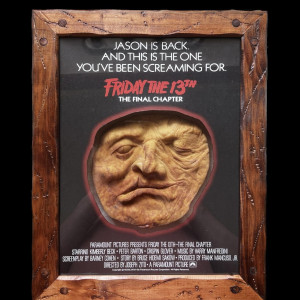 Jason Voorhees Face Piece, Cut Out of Cowl – Friday the 13th: The Final Chapter (1984)