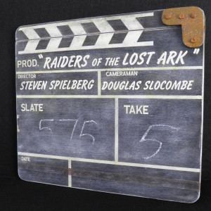 Clapperboard reproduction – Raiders of the Lost Ark (1981)