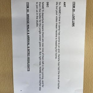 Original Cue Card