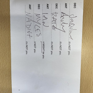Original Cue Card