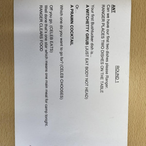 Original Cue Card