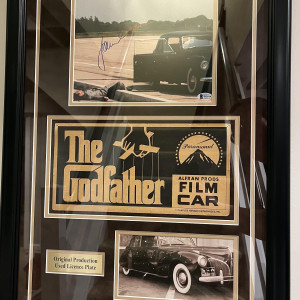Car Parking Pass/License Plate – The Godfather (1972)