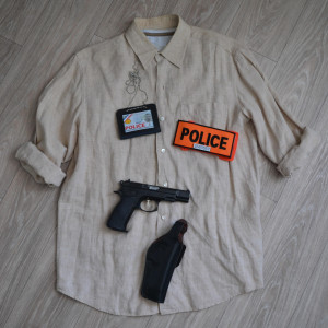 French Police Nationale id card and wallet – Sentinelle (2023)