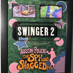 “SWINGER 2” License Plate – Austin Powers: The Spy Who Shagged Me (1999)