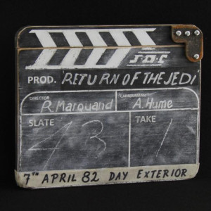 Return of the Jedi clapperboard reproduction – Star Wars: Episode VI - Return of the Jedi (1983)