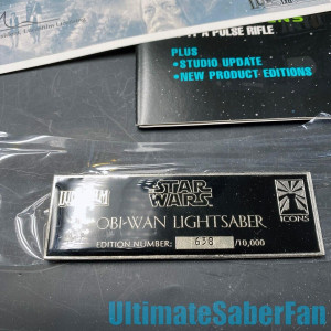 Star Wars ICONS Obi-Wan Kenobi Lightsaber 638/10,000 – Star Wars: Episode IV - A New Hope (1977)