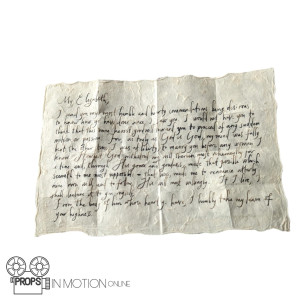 Thomas letter to Elizabeth – Becoming Elizabeth (2022)