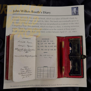 John Wilkes Booth Diary – National Treasure: Book of Secrets (2007)