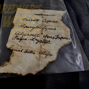 Booth Diary Burned Page – National Treasure: Book of Secrets (2007)