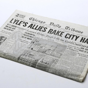 1931 Chicago Daily Tribune – Road to Perdition (2002)