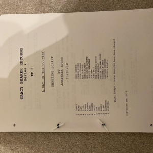 Original shooting script – Tracy Beaker Returns (2010)