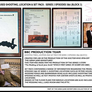 Shooting, Location & Set Pack - Series 3 Episodes 5&6 – The Sarah Jane Adventures (2007)