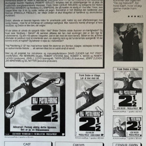 Danish Press Release – The Naked Gun 2½: The Smell of Fear (1991)