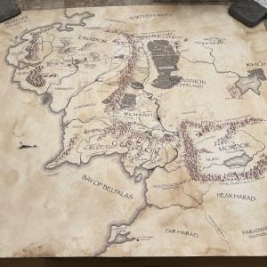 Map of Middle Earth – The Lord of the Rings: The Fellowship of the Ring (2001)