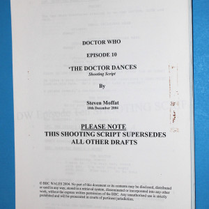 Doctor Dances Script – Doctor Who (2005)