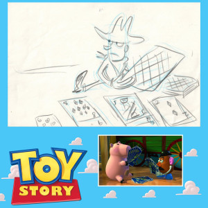 Woody Playing Solitaire Storyboard – Toy Story (1995)