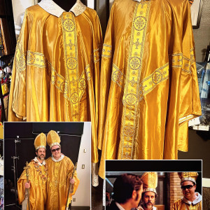 Pope Pourri and Pope Incognito director cameo robes – The Fall of the House of Usher (2023)