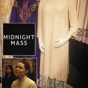 Bev’s screenworn church gown – Midnight Mass (2021)