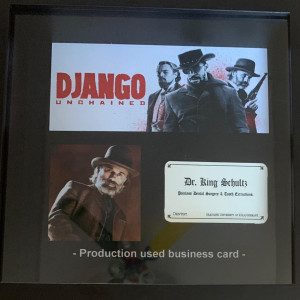 Dr. King Schultz Business Card – Django Unchained (2012)