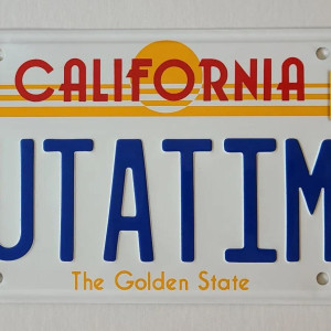 OUTATIME DeLorean License Plate – Back to the Future (1985)