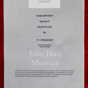Torchwood S1E05 Script - Small Worlds – Torchwood (2006)