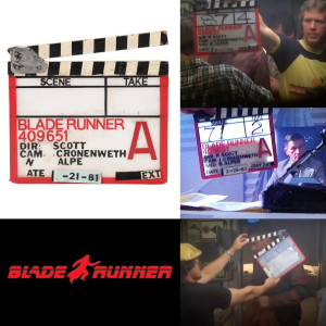 Production clapperboard – Blade Runner (1982)