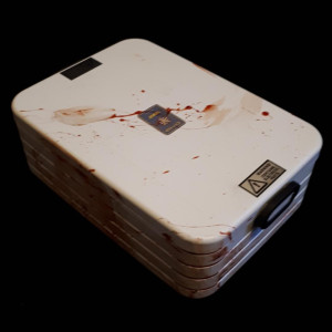 Blood splashed medical container – Prometheus (2012)