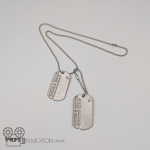 Norman (Logan Lerman) Dog Tags – Fury (2014)