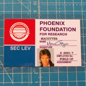 MacGyver ID Card – MacGyver: Lost Treasure of Atlantis (1994)