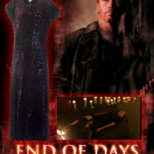 Christine York screen worn sacrifice dress and bra set – End of Days (1999)
