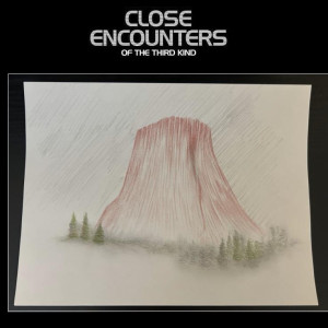 Sketch of the Devil\'s Tower – Close Encounters of the Third Kind (1977)