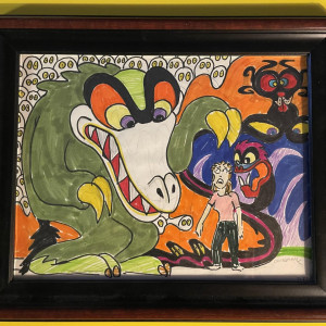 original Sally Cruikshank artwork – Twilight Zone: The Movie (1983)