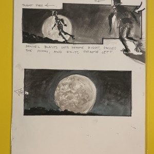 original storyboard – Solarbabies (1986)