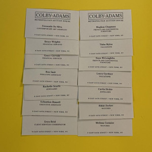 business cards – 12 Monkeys (2015)