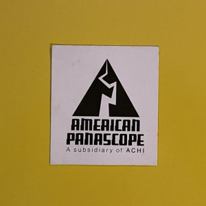 American Panascope ACHI sticker – Joe Versus the Volcano (1990)