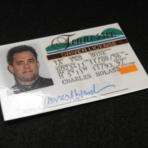 Chuck Noland driver license – Cast Away (2000)