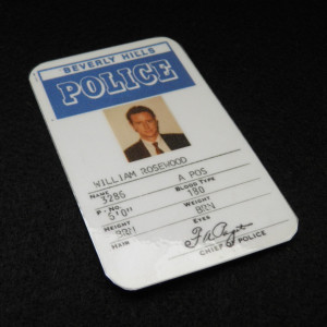 Detective William Rosewood Police Identification Card – Beverly Hills Cop 2 (2019)