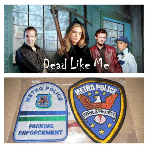 Police patches x2 – Dead Like Me (2003)