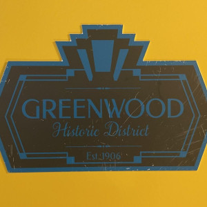 Greenwood historic district metal sign – Watchmen (2019)