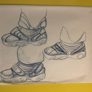 spacesuit boots artwork – Red Planet (2000)
