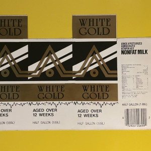 White Gold milk container label – Alien Nation (1989)