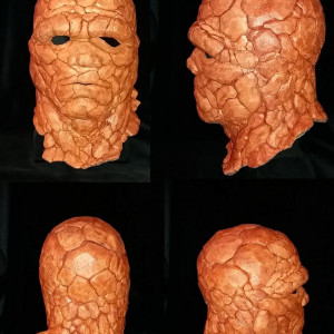 The Thing complete set of head appliances – Fantastic Four: Rise of the Silver Surfer (2007)