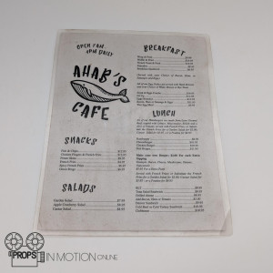 AHAB\'S CAFE Menu – Siren (2018)