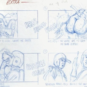 Storyboard original art – Ghostbusters (1984)